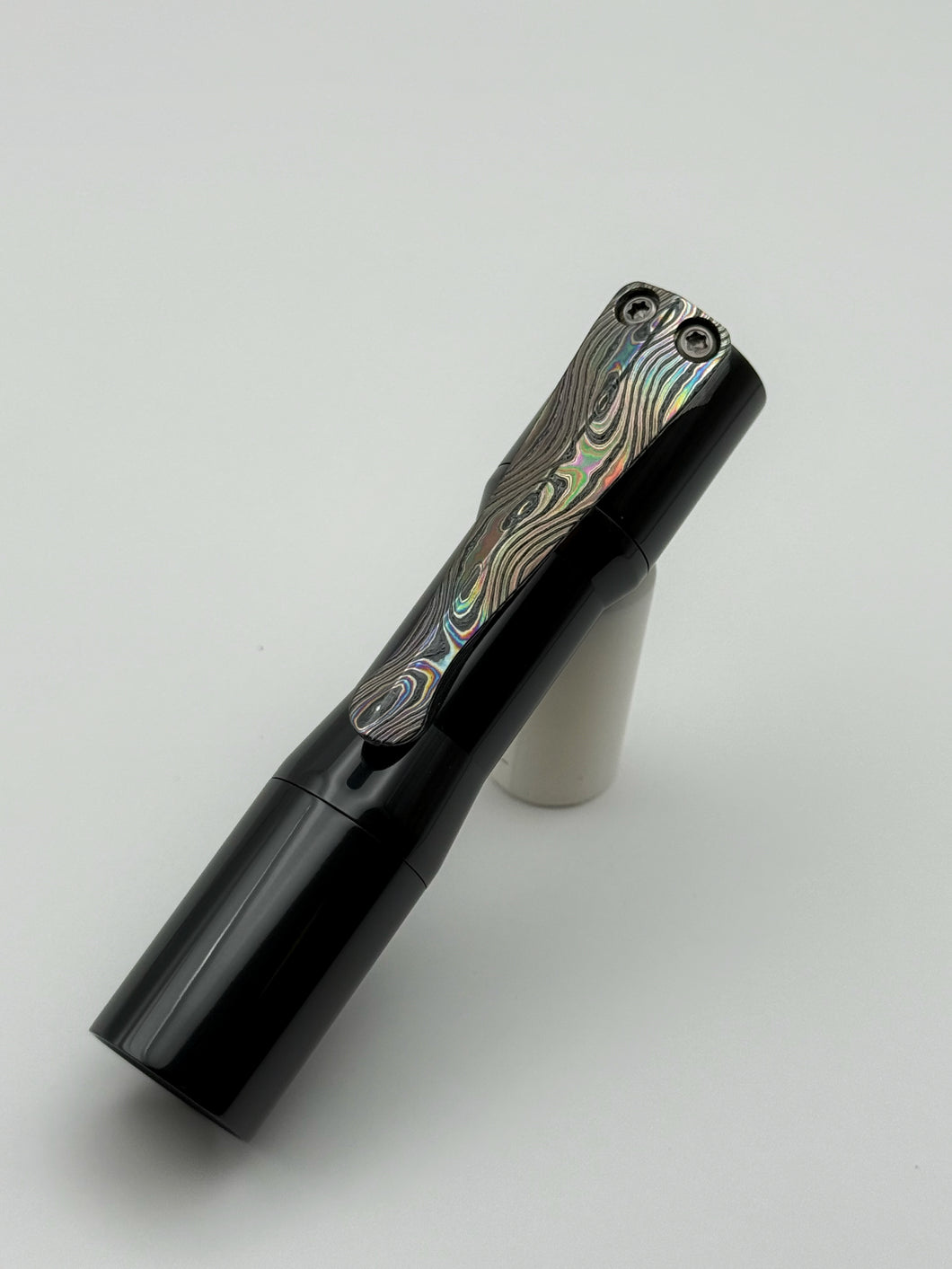 Mini Arc in Zirconium with Zircuti Meteorite finish clip
