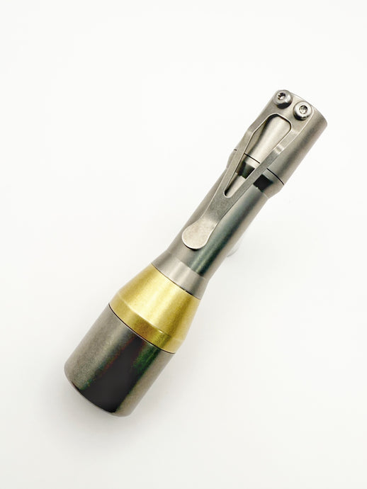Mini Turbo Ti Tumbled and Brass