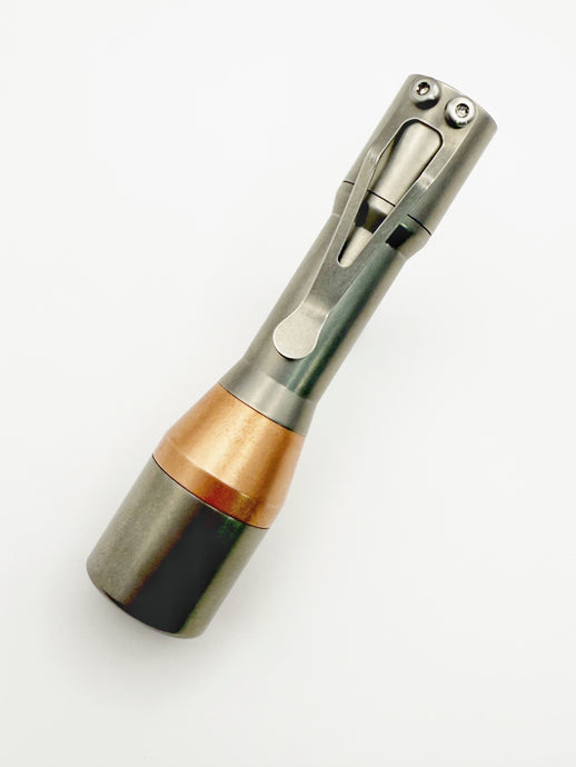 Mini Turbo Ti Tumbled and Copper
