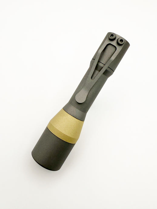 Mini Turbo Ti Stonewashed and Brass