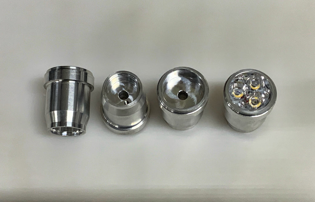 Flashlight Pill Module P60 Aluminum triple pill – CWF Custom Flashlights