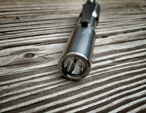 Titanium Machined Click with Nichia 4000k led