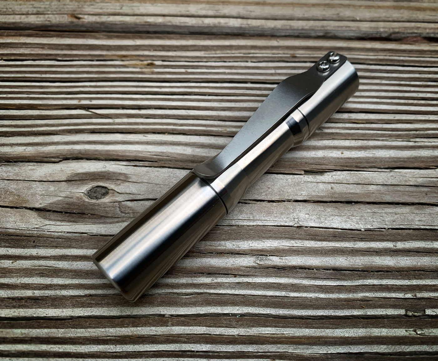 Titanium Machined Click with Nichia 4000k led